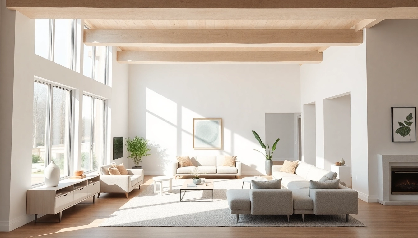 Transform your entire interior with a modern design featuring natural light and cozy decor.