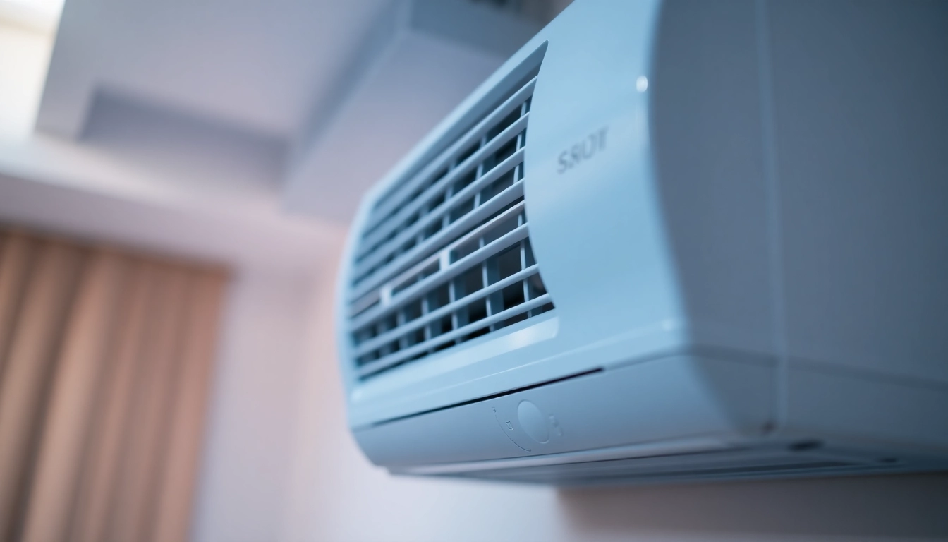 The central air conditioner is not blowing cold air, showcasing a malfunctioning unit with warm air output.