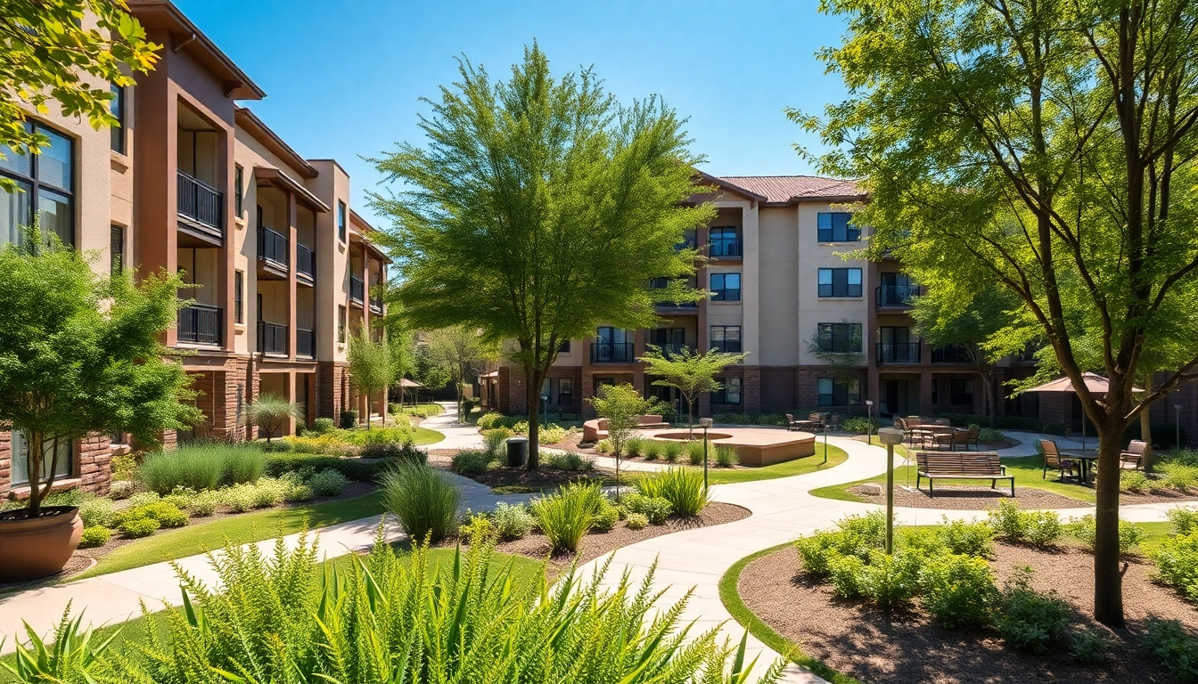 Discover modern Glendale AZ apartments showcasing stylish design and lush community spaces.