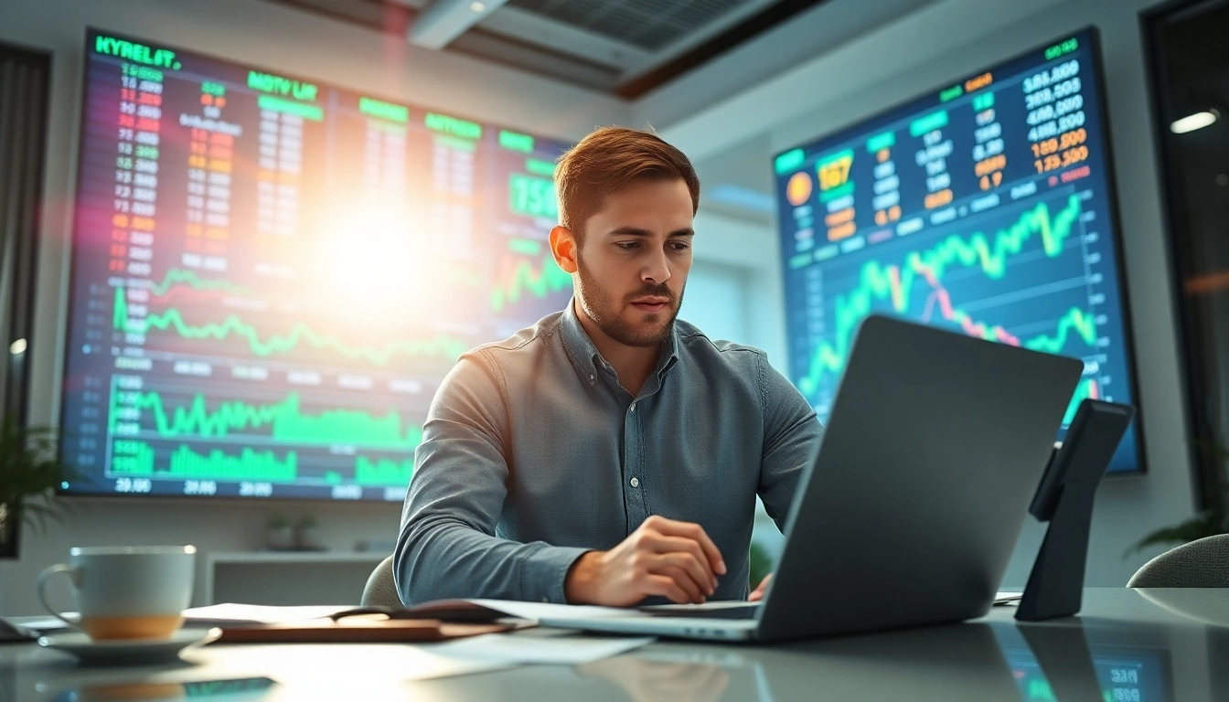 Analyze the lindy effect in crypto markets with a focused financial advisor in a modern office.