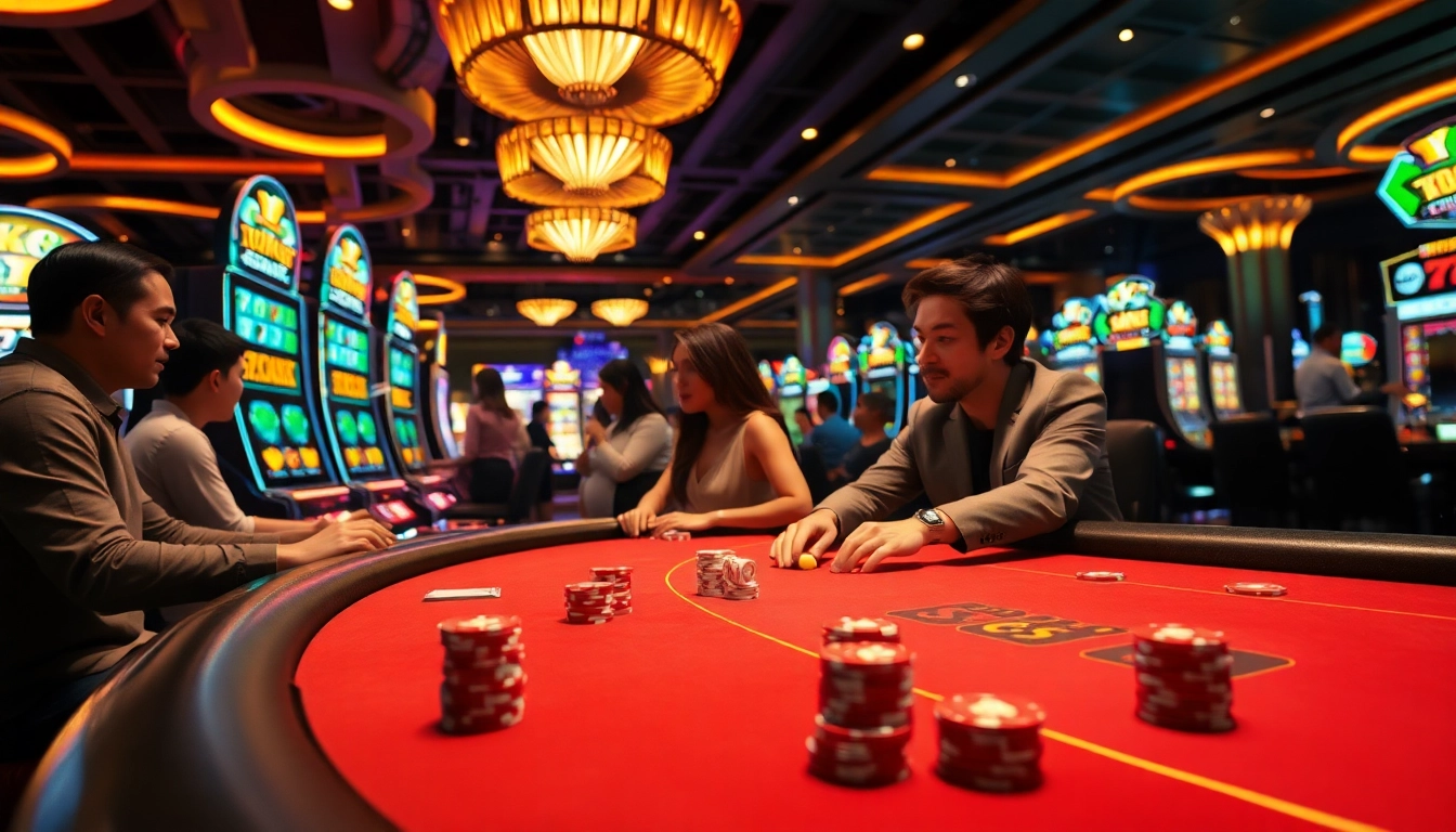 Engage in the vibrant atmosphere of a singapore casino online with exciting gaming options.