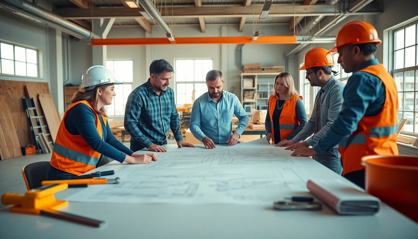 Illustration of NVQ Level 6 Construction Contracting operations answers in a collaborative construction management setting.