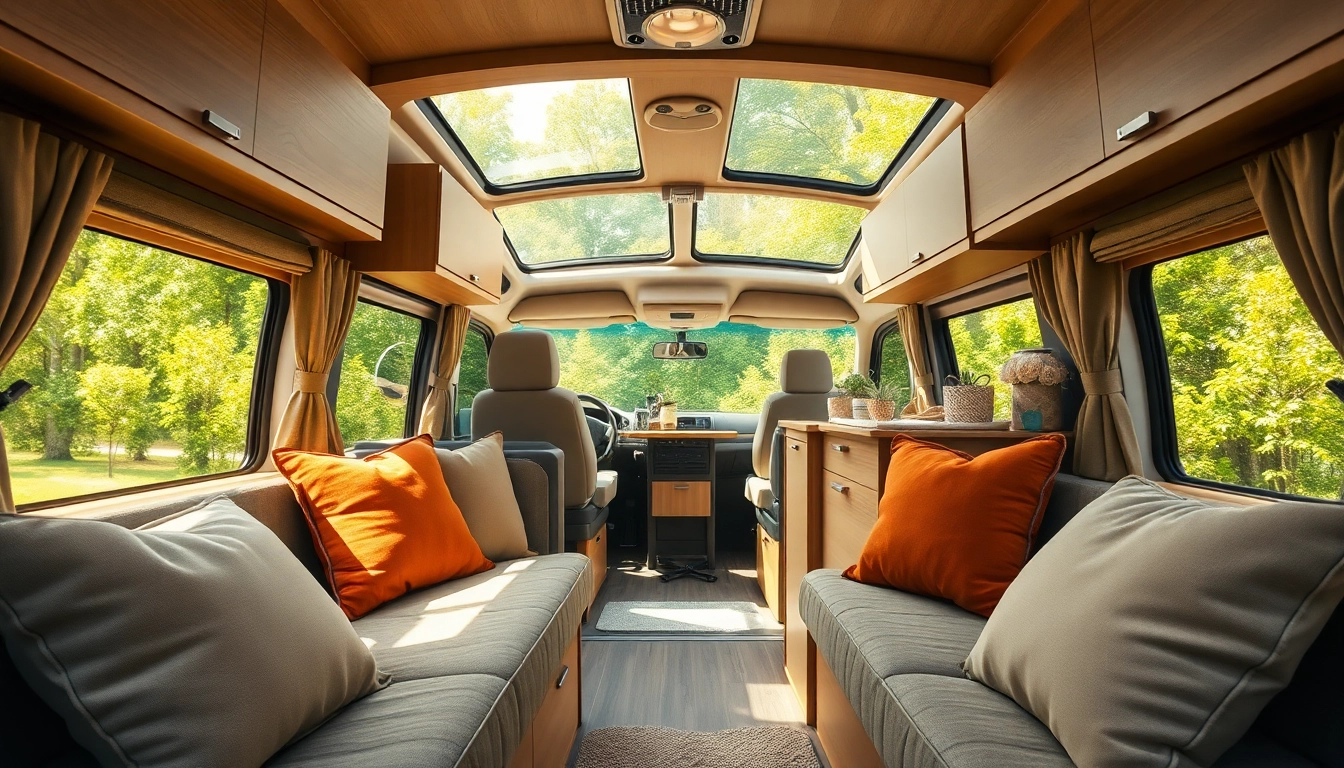 Transform your adventures with the perfect Van showcasing a cozy and stylish interior setup.