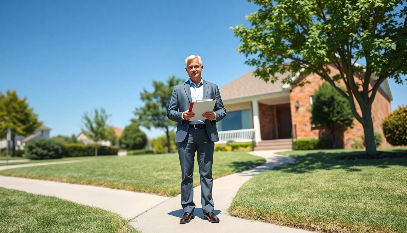 Secure your quick cash offer to buy my property fast with an expert assessing a beautiful home.