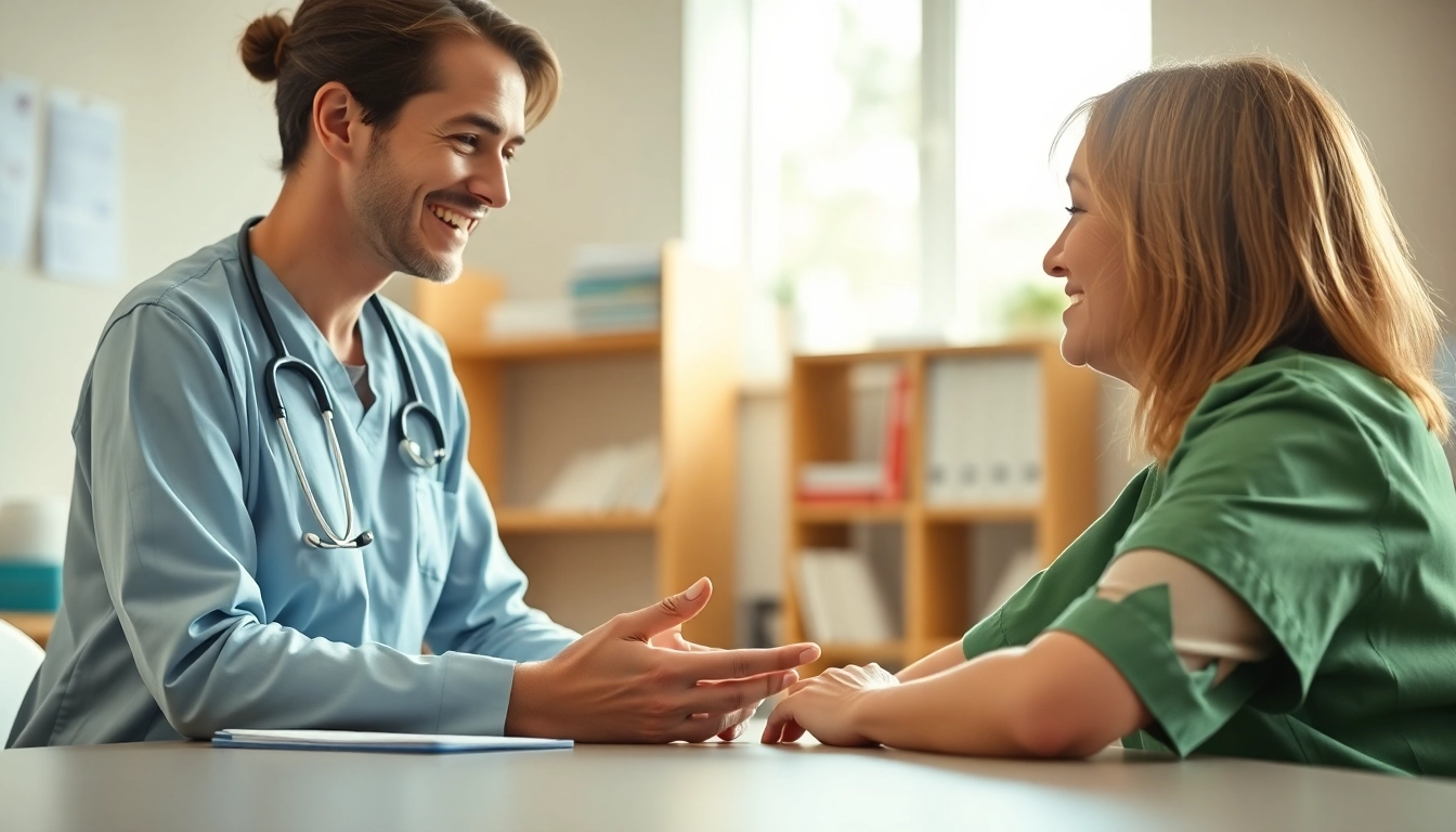 Nurse counseling session highlighting the importance of the VDAP Program in a supportive healthcare environment.