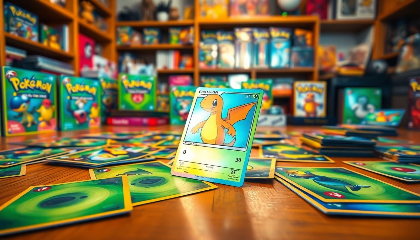 View of vibrant Pokémon cards including a Charizard card in India, showcasing collectibles for enthusiasts.