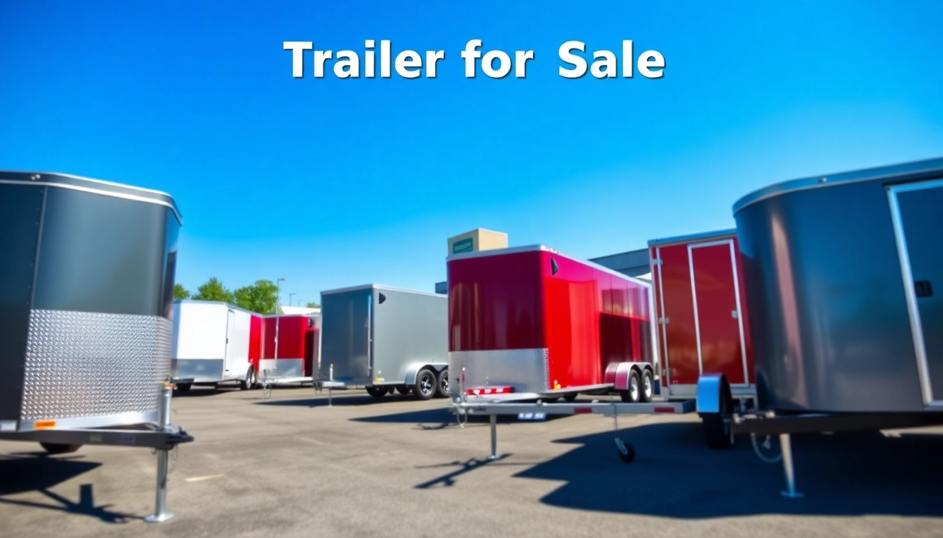Discover trailers for sale in Massachusetts at a vibrant dealership showcasing various models.