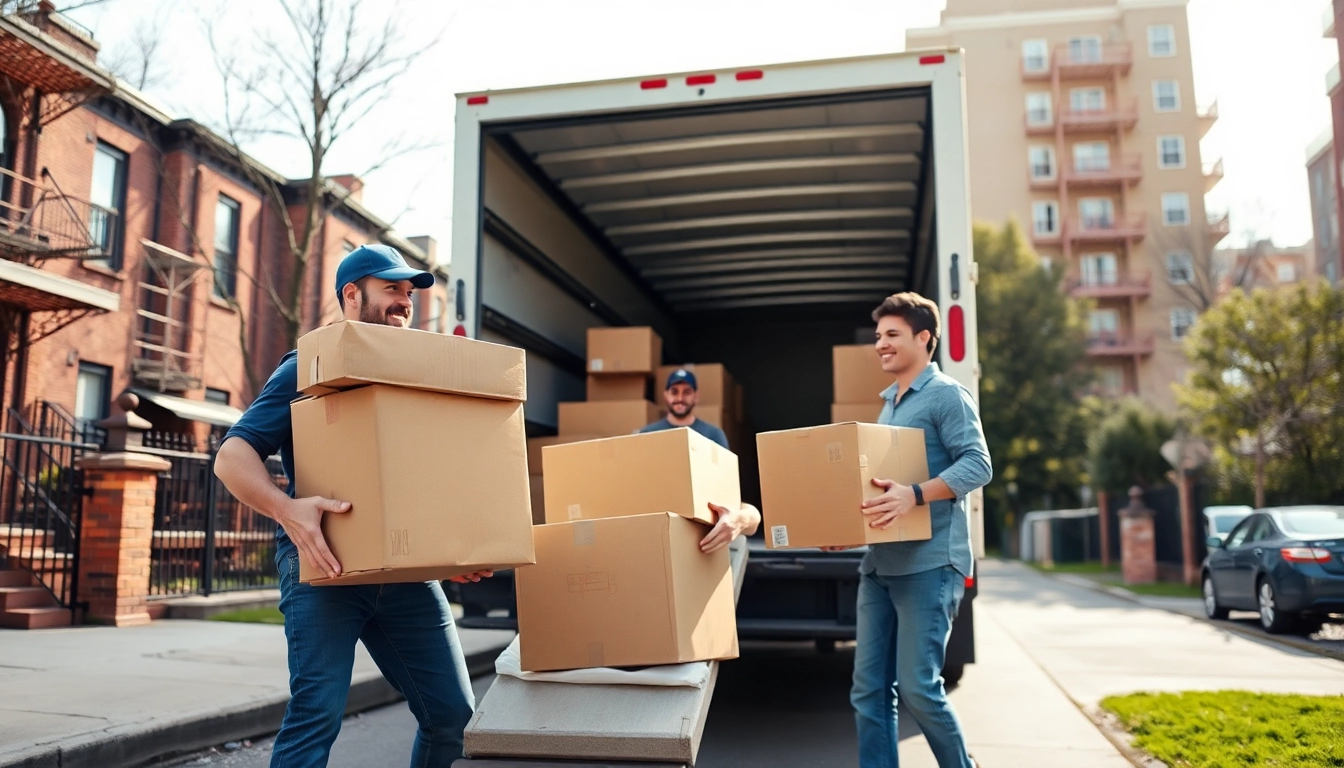 Bronx movers efficiently transporting belongings during a relocation process